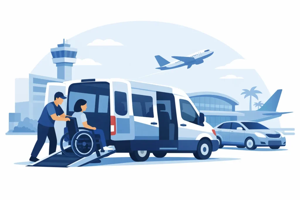 Wheelchair Accessible Transportation to Airport