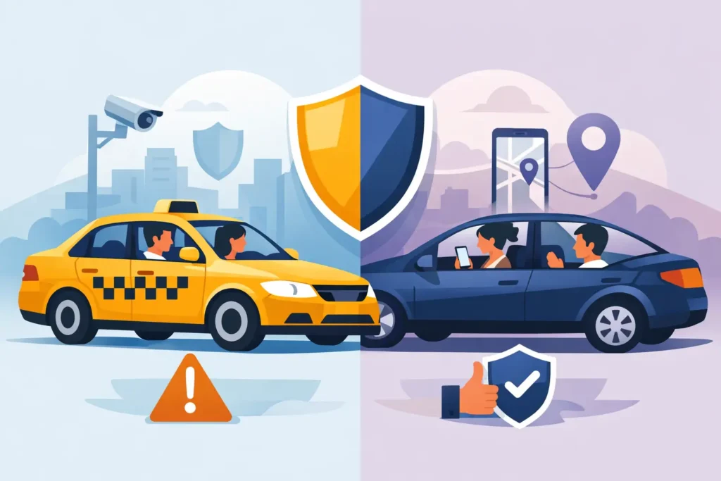 Taxi Versus Rideshare Safety That Matters Most