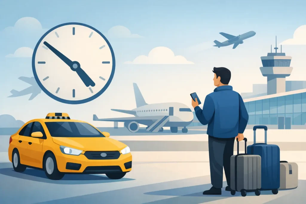 How Early Should You Book an Airport Cab?