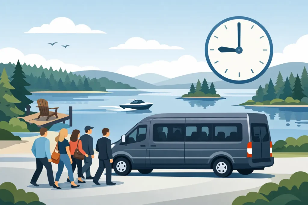 Muskoka Van Service for Groups That Runs on Time